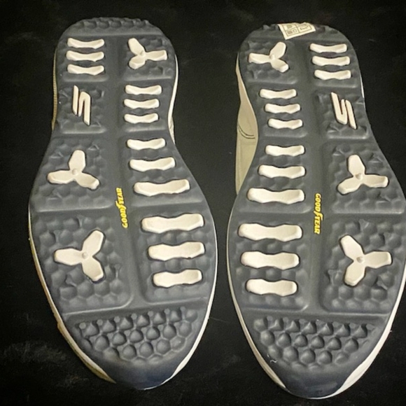 Skechers Go Golf Prime Lynx 3 Spikeless Leather Golf Shoes Men 12 White Navy New - Picture 6 of 6